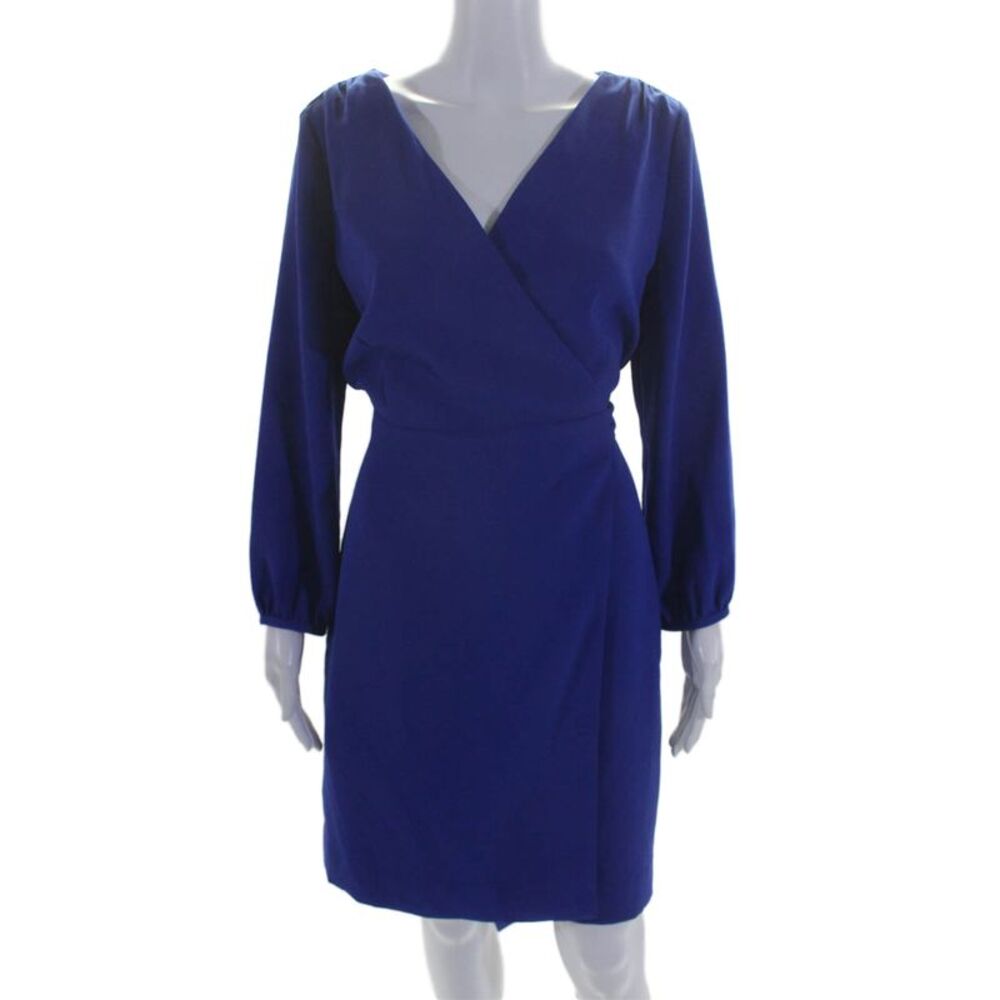j crew cobalt blue dress J. Factory | Dresses | Crew Womens Long Sleeve V Neck Wrap Size 8 Seaside Queen Blue Maxi subtitle_Popover Tank Maxi Dress Color:Green Leaf